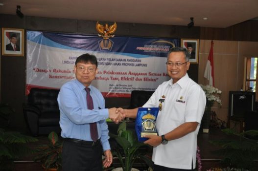 Pemprov Lampung Dorong Percepatan Penyerapan Anggaran Pusat