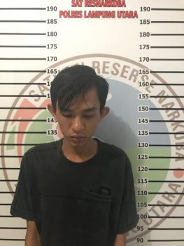 Simpan Narkoba, Warga Kotabumi Utara Ditangkap Polisi