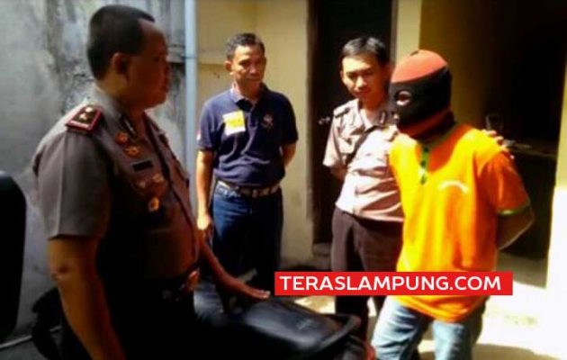 Polisi Bekuk Buron Pembobol Diler Telukbetung