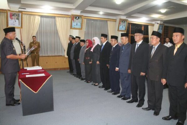 Klaim Dapat Izin Kemendagri, Bupati Mustafa Lantik Pejabat Eselon II Lamteng