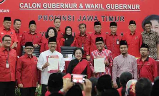 PDIP Usung Pasangan Saifullah Yusuf – Abdullah Azwar Anas pada Pilgub Jatim 2018