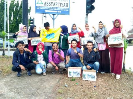 Aktivis PMII UIN Raden Intan Galang Dana untuk Korban Banjir Tanggamus