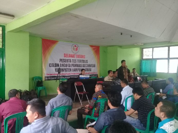 Sebanyak 358 Calon Anggota Panwascam Lampung Utara Ikut Tes Tertulis