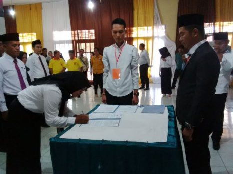 Sebanyak 68 Anggota Panwascam di Lampura Dilantik