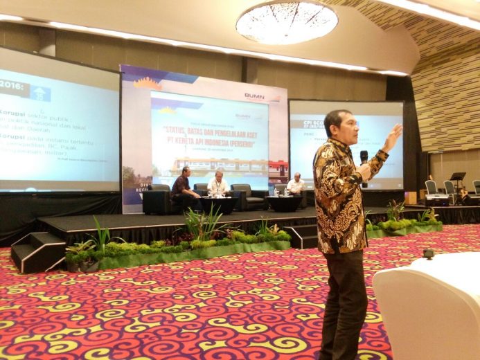 KPK dan BPN Akan Bantu Aset PT KAI Lampung