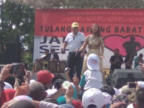 Sosialisasi Cagub, Arinal Djunaidi Sapa Warga Tubabar