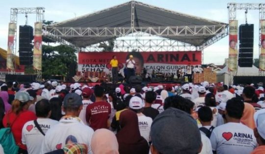 Maju Pilgub, Arinal Minta Doa Restu Masyarakat Metro