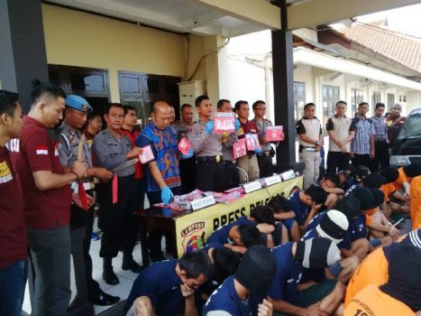 Dua Pekan, Polres Lampung Utara Amankan 34 Pelaku Kejahatan