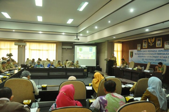 Pemprov Lampung dan UNDP Petakan Tujuan Pembangunan Berkelanjutan