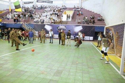 Gubernur Ridho Buka Liga Futsal Nusantara 2017
