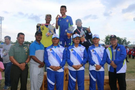 Gubernur Ridho Ficardo Tutup Porprov 2017, Bandarlampung Juara Umum