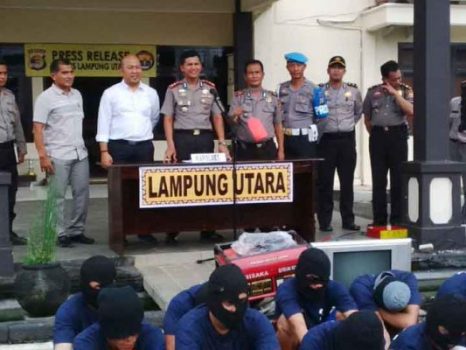 Sikat Krakatau III, Polres Lampura Ungkap 21 Kasus Kejahatan