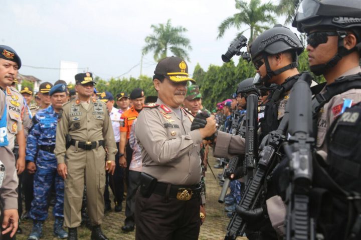 Pengamanan Natal dan Tahun Baru, Polda Lampung Gelar Operasi Lilin Krakatau 2017