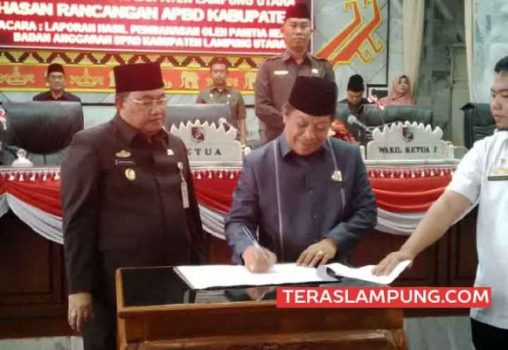 Akhirnya DPRD Lampung Utara Sahkan APBD 2018