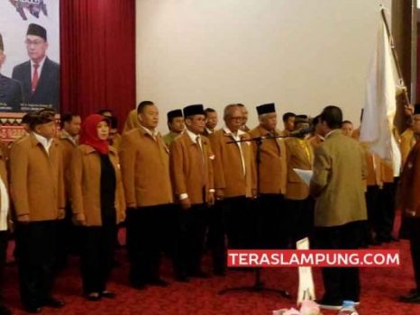 Prof. Dr. Mohammad Mukri Dilantik Sebagai Ketua Patri Lampung 2017- 2022