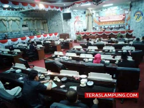Sidang Paripurna Tak Kuorum, Perda APBD Lampura 2018 Gagal Disahkan