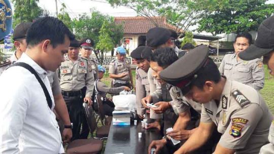 Urine Positif Narkoba, Delapan Anggota Polres Tuba Diperiksa Propam