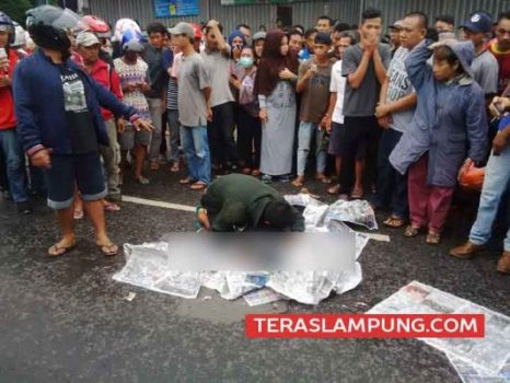 Tukang Ojek Tewas Ditabrak Truk Pengangkut Batu Bara