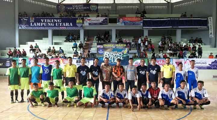 Relawan Ridho Gelar Ridho Futsal Cup di GOR Sukung