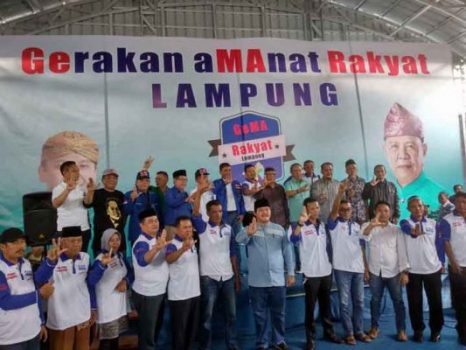 Gemma Lampung Siap Menangkan Ridho Ficardo – Bachtiar Basri