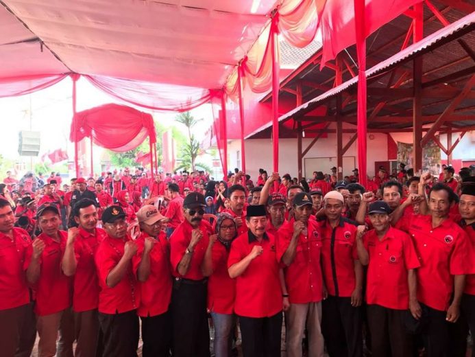 Dijagokan PDIP di Pilgub Lampung, Herman HN Gelar Syukuran