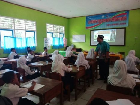 SMPN 5 Gunung Labuhan Gelar Latihan Dasar Kepemimpinan
