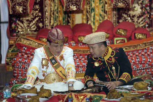 Gubernur Ridho Disambut Hangat di Kerajaan Skala Brak