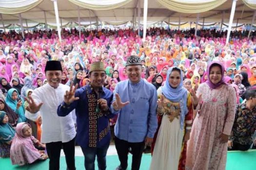 Hadiri Tablig Akbar, Gubernur Ridho Silaturahmi dengan Ribuan Warga Lamsel