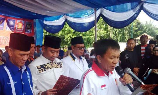 Pilbup Lampura, Nasdem-PKS-PAN-Gerindra Deklarasikan Dukungan untuk Abdi