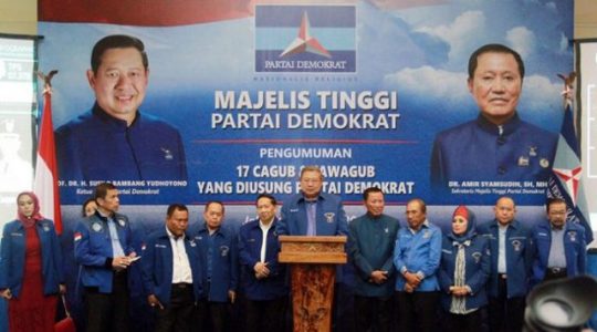 Inilah Cagub-Cawagub Partai Demokrat di 17 Provinsi