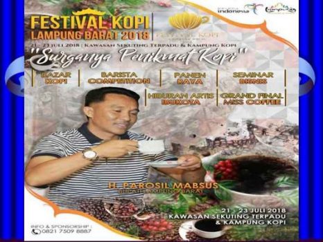 Festival Kopi Lampung Barat, Ajang Belajar dan Berjejaring Pegiat Kopi Nusantara