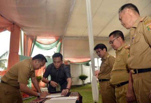 Gubernur Ridho Tanda Tangani Perjanjian Kinerja dengan Para Petinggi Pemprov Lampung