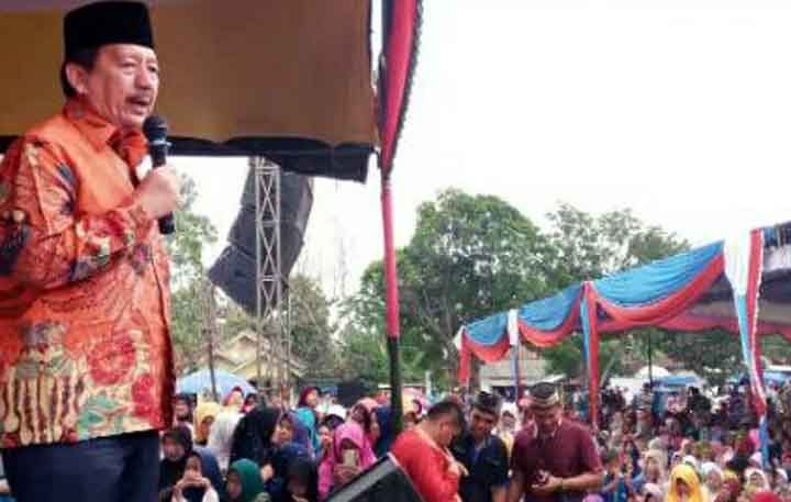 Disambut Ribuan Warga Lampung Timur, Ini Janji Herman HN Jika Jadi Guberrnur
