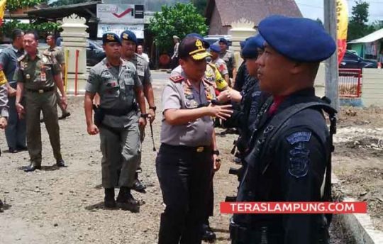 Antisipasi Kejahatan, Polda Lampung Tempatkan Sejumlah Personel Brimob di Empat Kabupaten