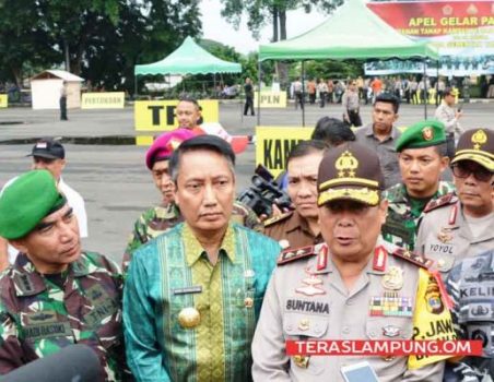 Terkait OTT KPK, Kapolda Lampung Minta Masyarakat Tetap Jaga Kondusivitas Jelang Pilkada Serentak 2018