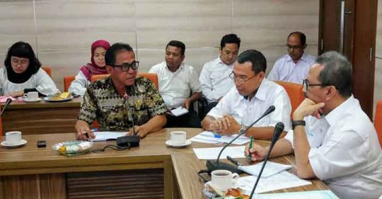 Bupati Khamami Paparkan Kondisi Irigasi Mesuji di Kementerian PUPR