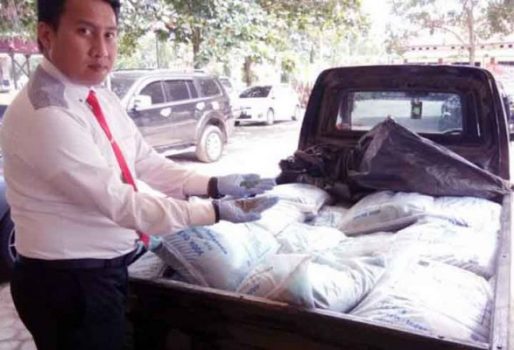Inilah Bahan yang Dipakai untuk Membuat Pupuk NPK Mutia Palsu yang Beredar di Tulangbawang