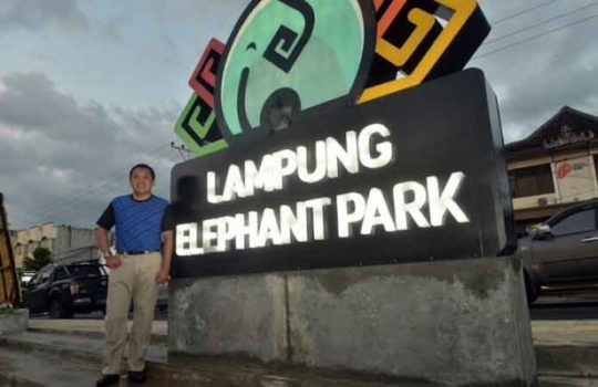Lapangan Merah Kini Berganti Menjadi RTH Lampung Elephant Park