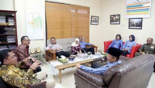 Pjs Gubernur Lampung Silaturahmi dengan Komisioner KPU dan Bawaslu