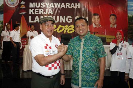 Bertemu Sjachroeddin ZP, Gubernur Ridho Mengaku Percepat Pembangunan Lampung