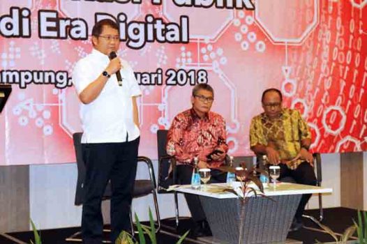 Perangi Hoax, Pemprov Lampung Siap Bersinergi dengan Kementrian Kominfo