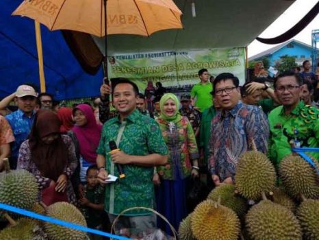 Gubernur Ridho Resmikan Agrowisata Desa Sungai Langka