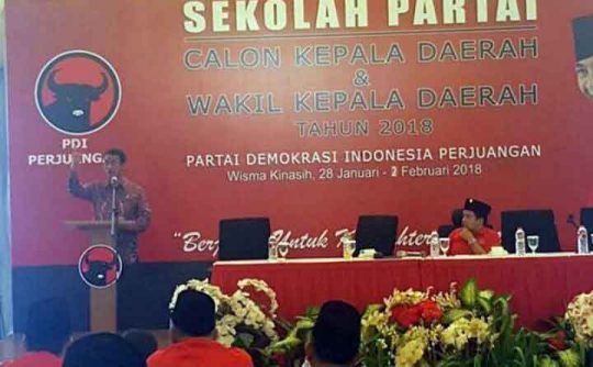 PDI Perjuangan Gembleng Herman HN – Sutono Menangkan Pilgub Lampung 2018