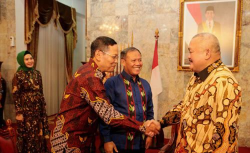 Gubernur Sumsel Terima Mahasiswa KKDN Unhan