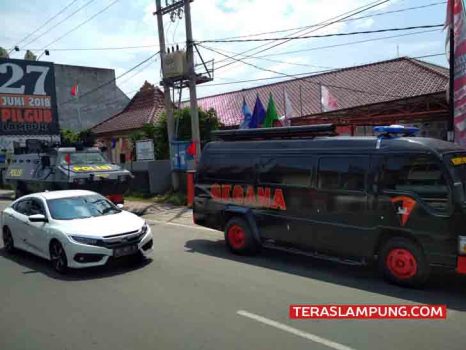 Penetapan Pasangan Calon Gubernur-Wakil Gubernur, KPU Lampung Dijaga Ketat
