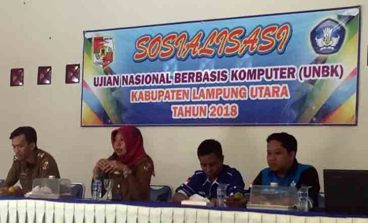 Ini Penyebab UNBK SMP di Lampura Seperti Makan Buah Simalakama
