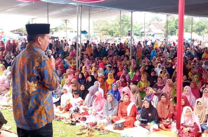 Kampanye di Adiluwih, Para Petani Ingin Herman HN Penuhi Kebutuhan Air