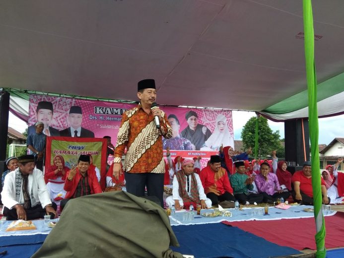 Kampanye di Talangpadang, Herman HN Ditanya Program Bedah Rumah Warga