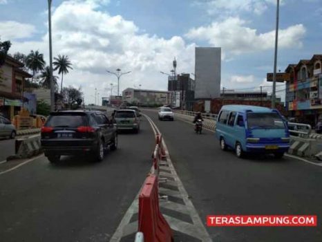 Peresmian Flyover Untung Suropati, Sejumlah Ruas Jalan di Bandarlampung Ditutup