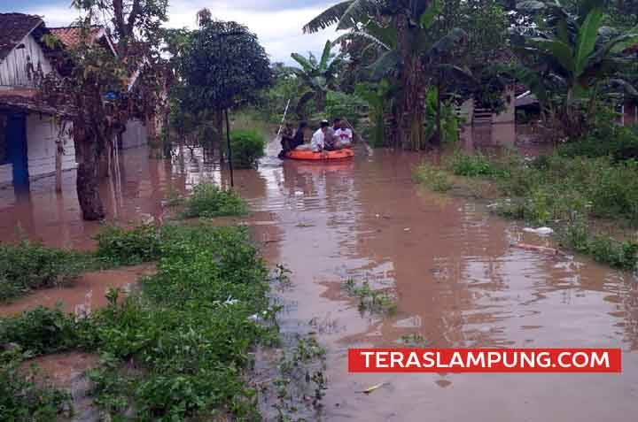 Ratusan Rumah di Lampung Selatan Terendam Banjir